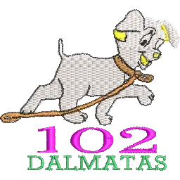 101 dalmatians - Pack of 42 Designs - Embroidery Design