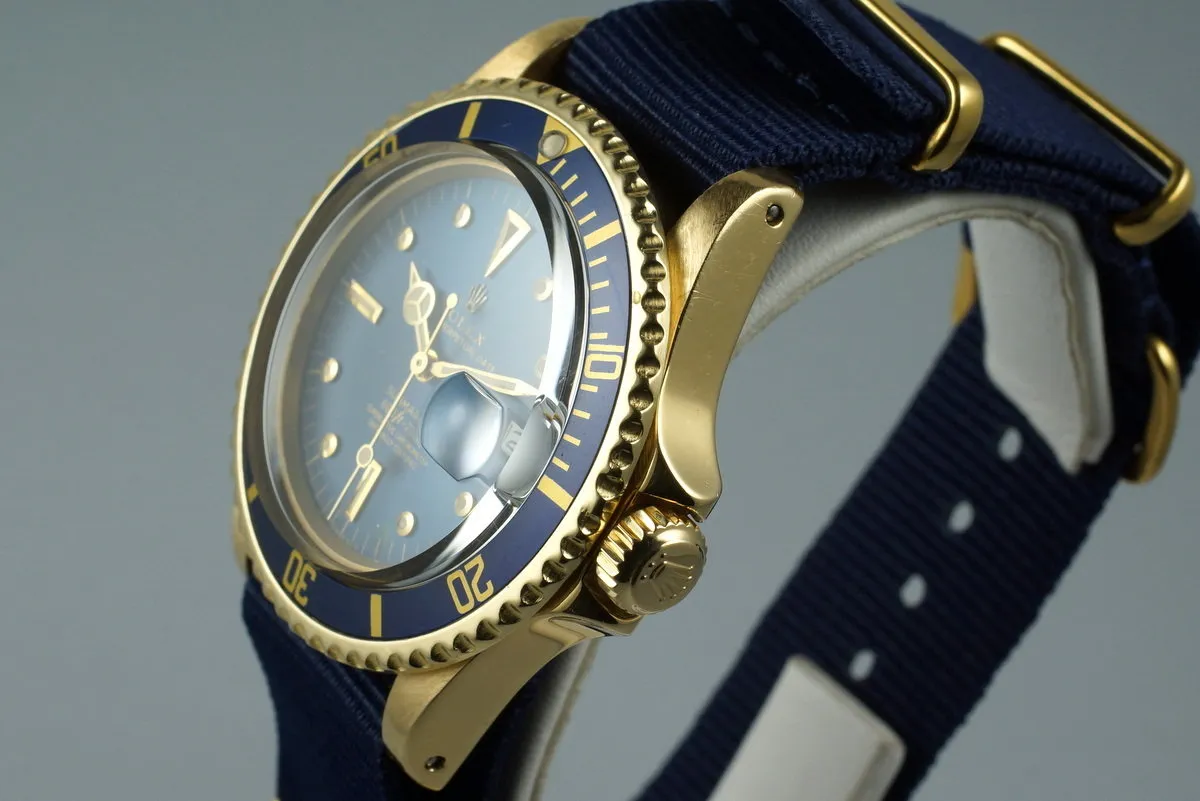 1978 YG Rolex Submariner 1680 Blue Dial