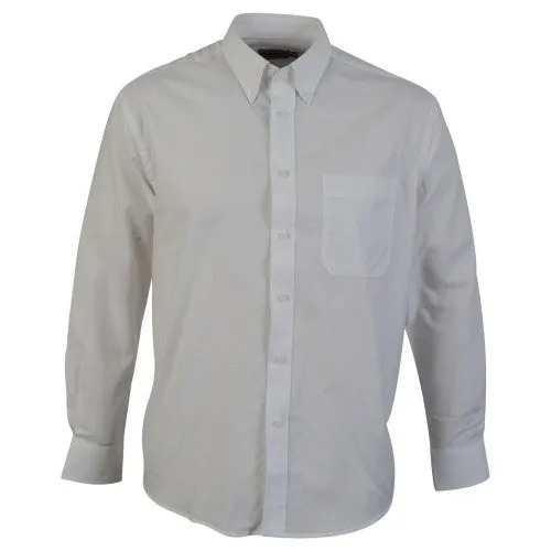 Absolute Apparel Mens Long Sleeved Oxford Shirt