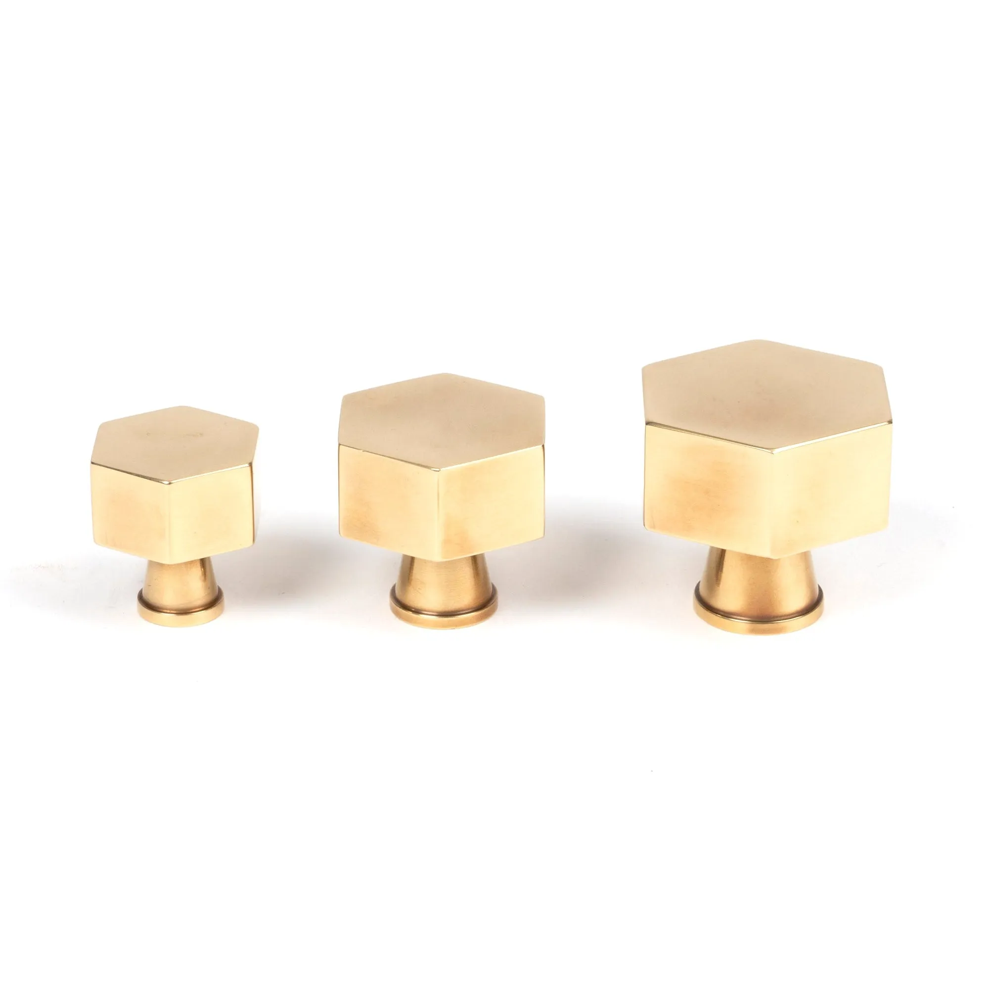 Aged Brass Kahlo Cabinet Knob - 38mm | From The Anvil