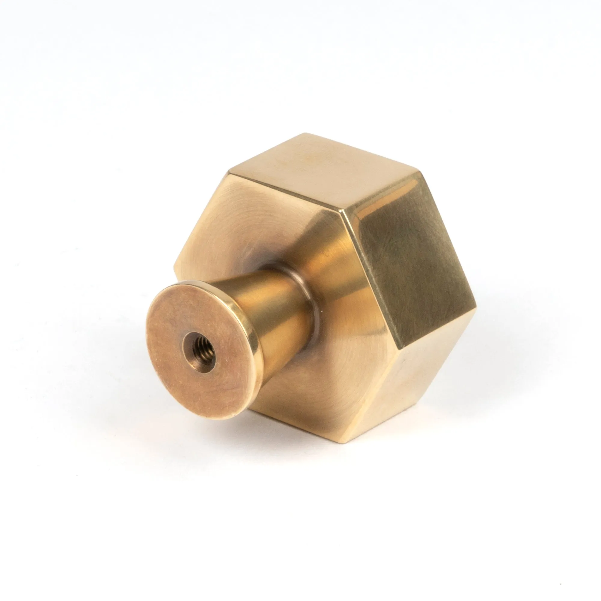 Aged Brass Kahlo Cabinet Knob - 38mm | From The Anvil