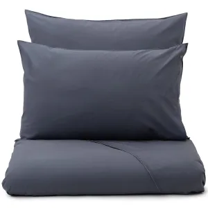 Areias Percale Bed Linen [Dark grey blue/Light grey blue]