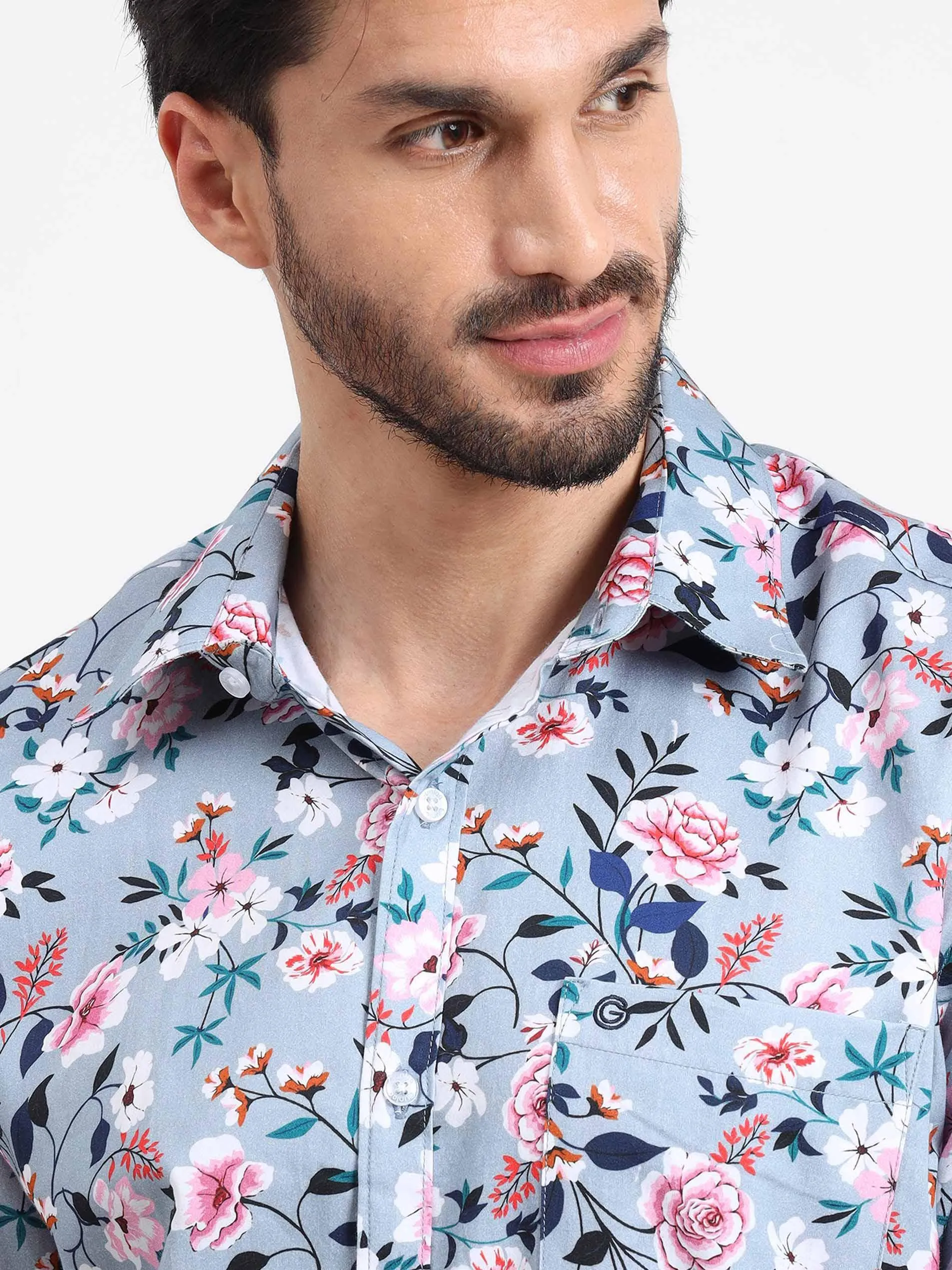 Blossom Printed Full Sleeve Shirt