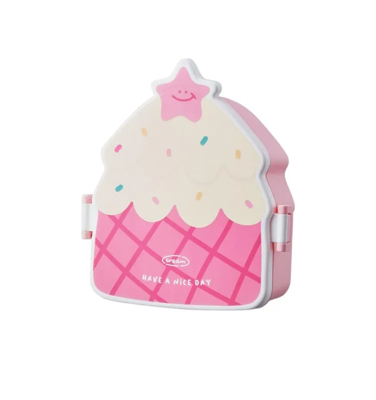 Cake Shaped Lunch Box | Pink