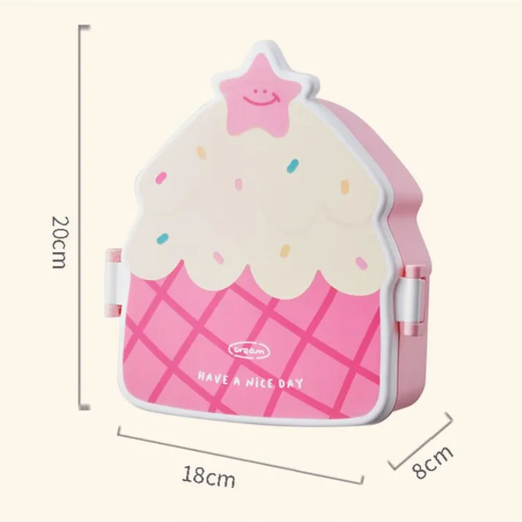 Cake Shaped Lunch Box | Pink