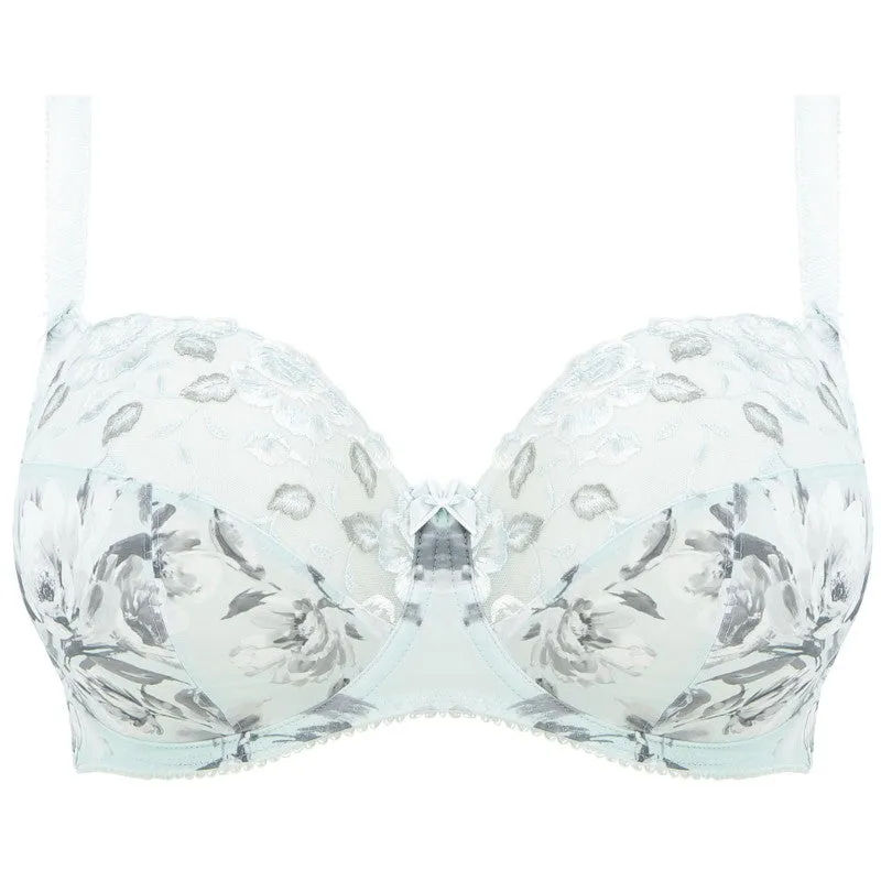 Caroline Side Support Bra Mint Floral Print - Fantasie