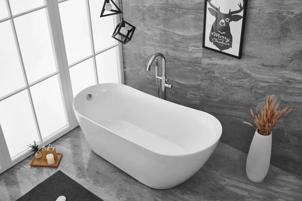 Chantal 67" Soaking Single Slipper Bathtub