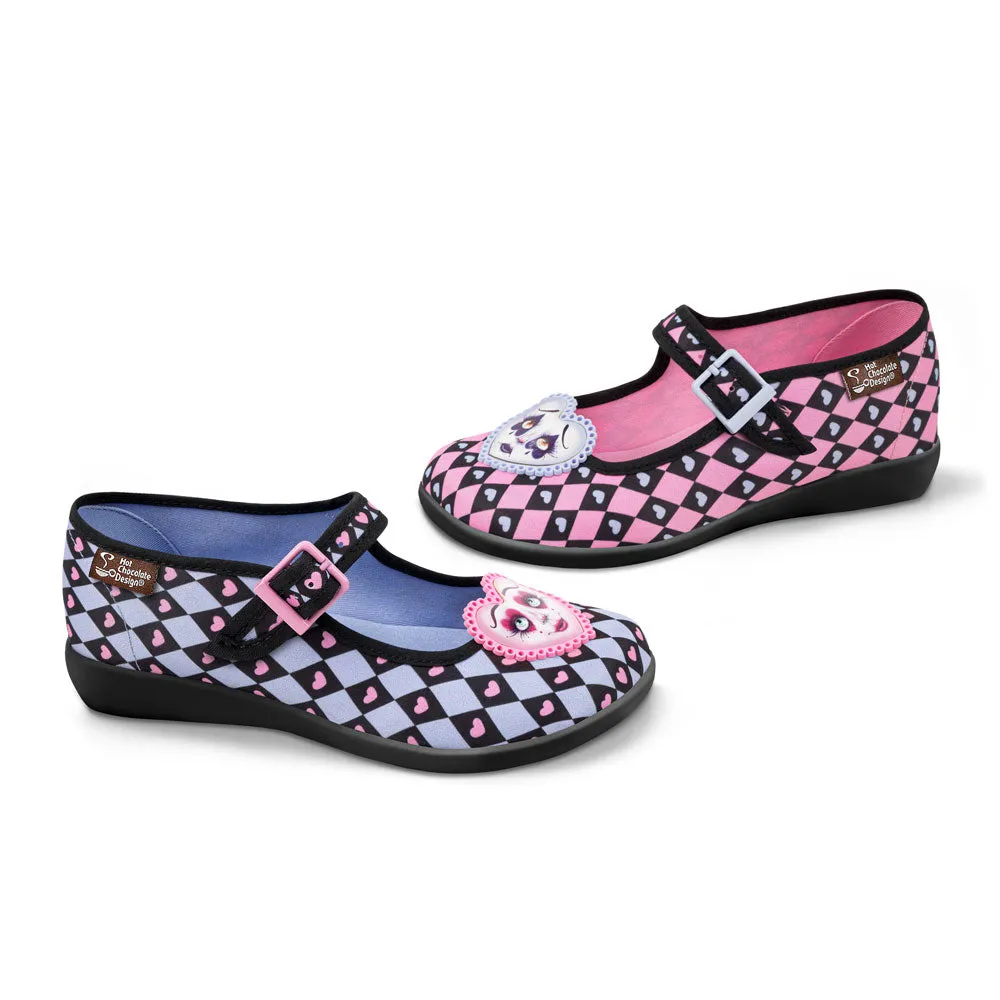 Chocolaticas® Game Of Hearts Women's Mary Jane Flat