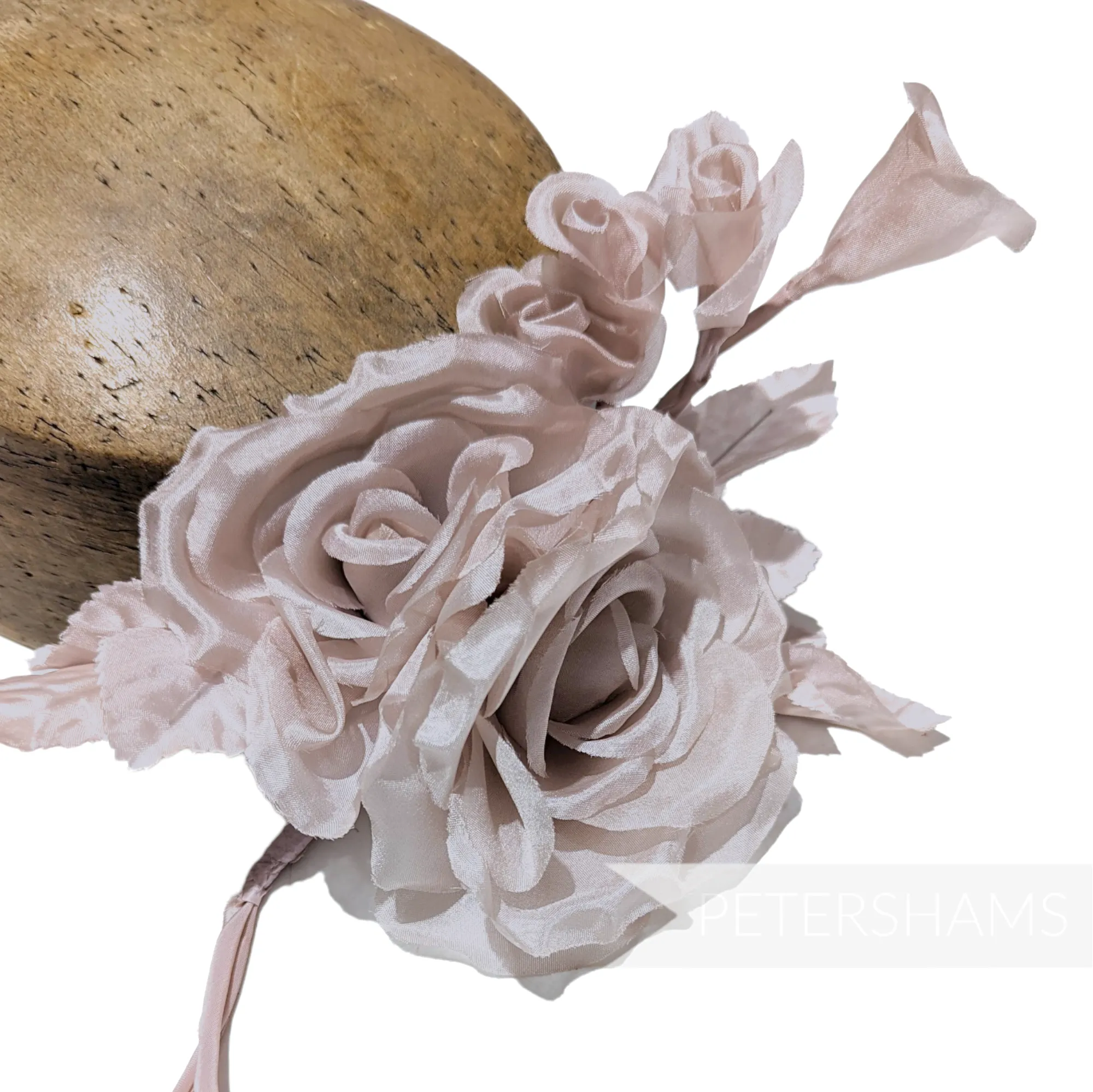 'Colette' Double Silk Millinery Flower Mount