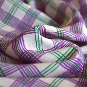 Cousette - Harry's Check Weft Viscose Fabric