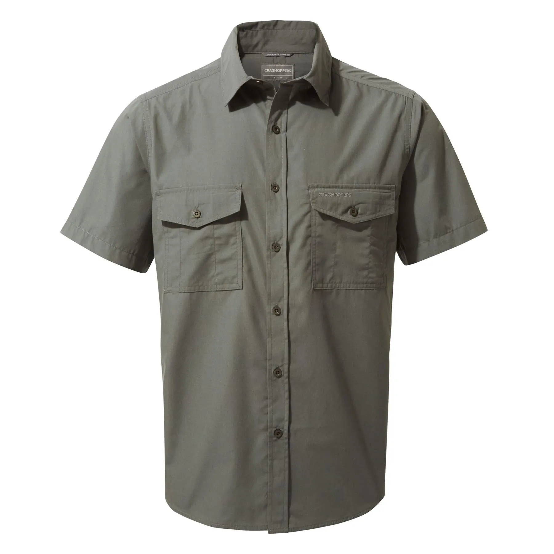 Craghoppers Mens Kiwi Short Sleeved Shirt Nosi Defense