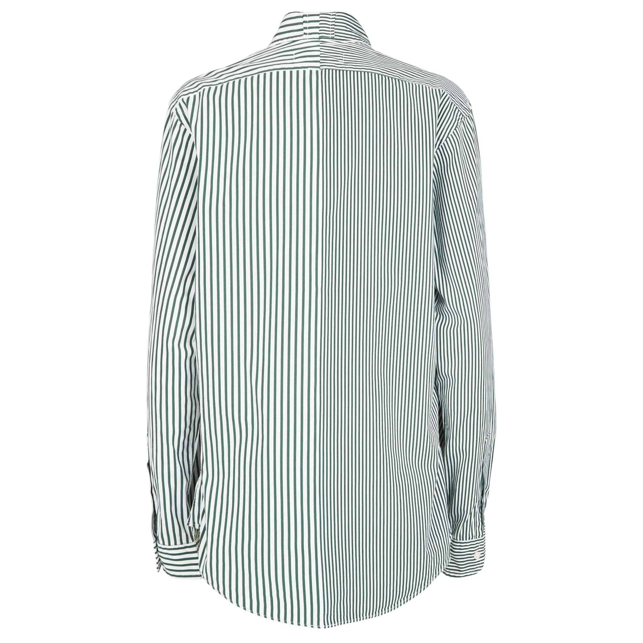 Diana Shirt Stripe Cotton Poplin Green