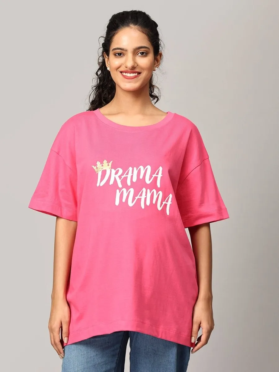 Drama Mama Oversized Mumma T shirt