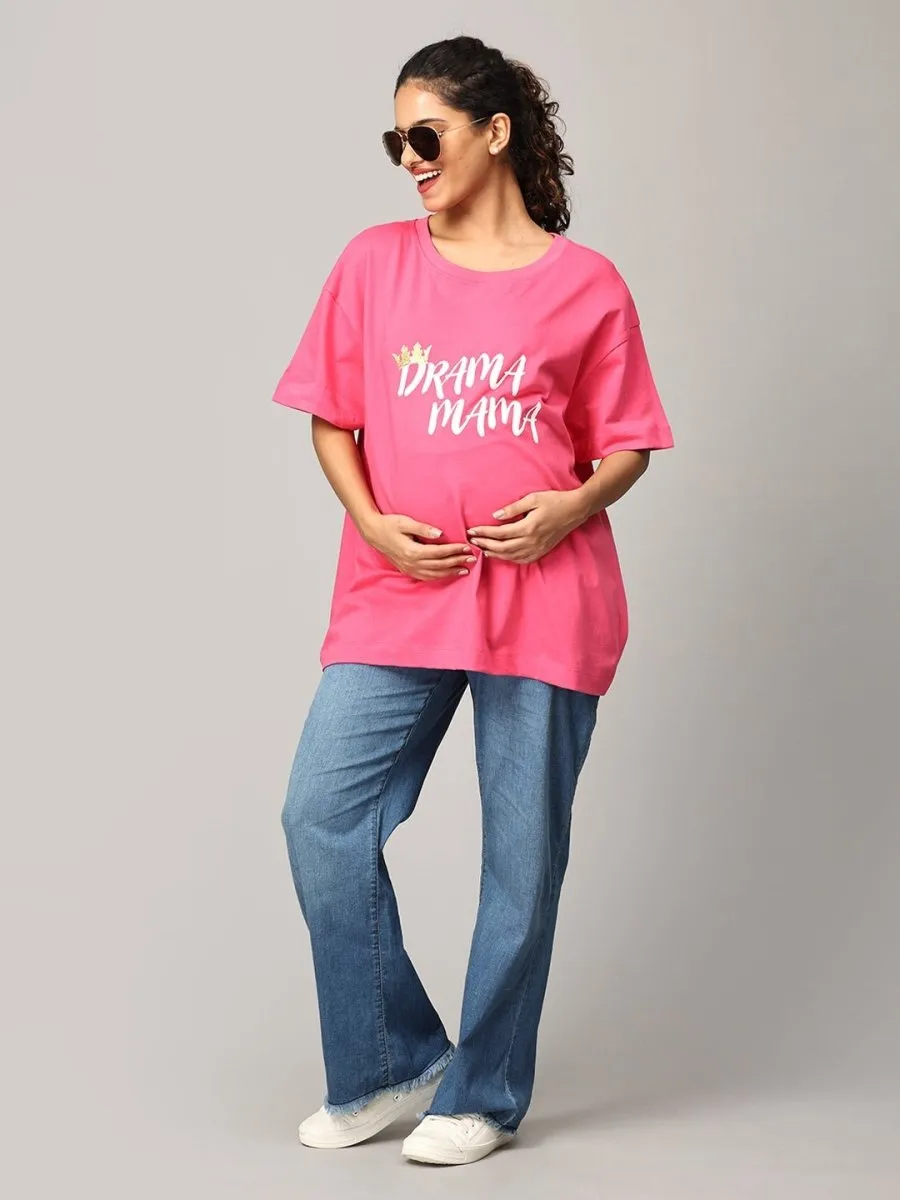 Drama Mama Oversized Mumma T shirt