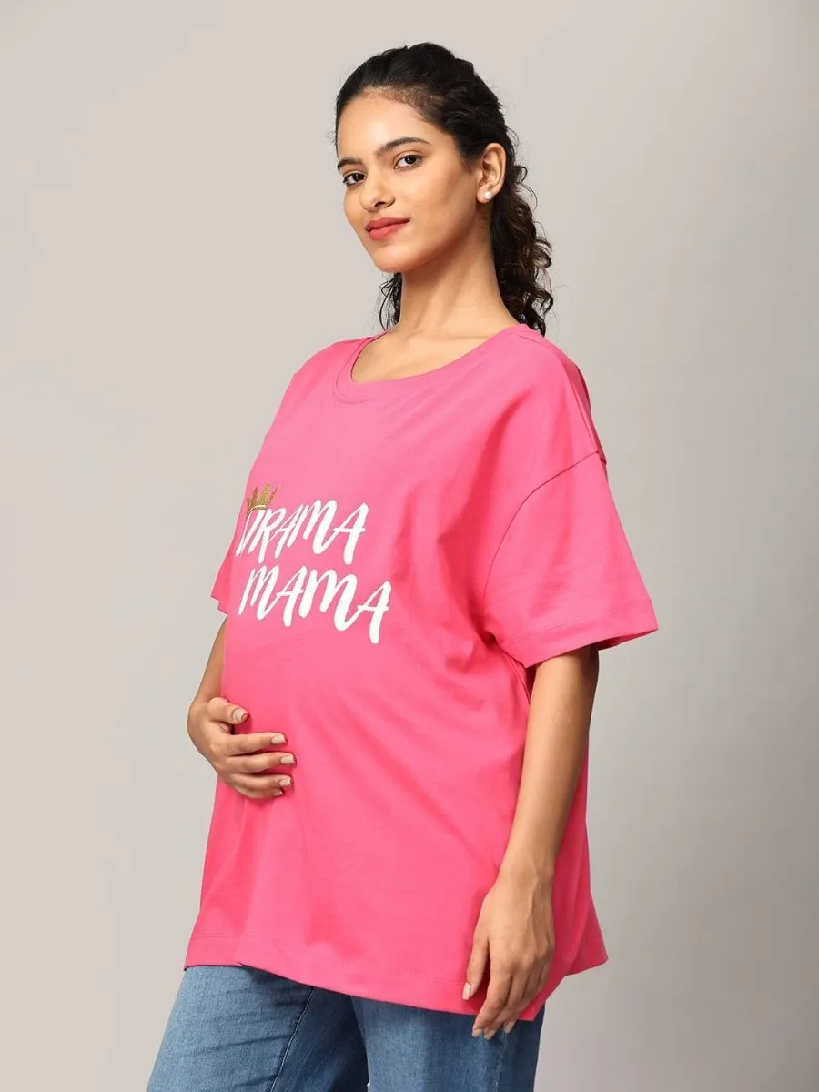 Drama Mama Oversized Mumma T shirt