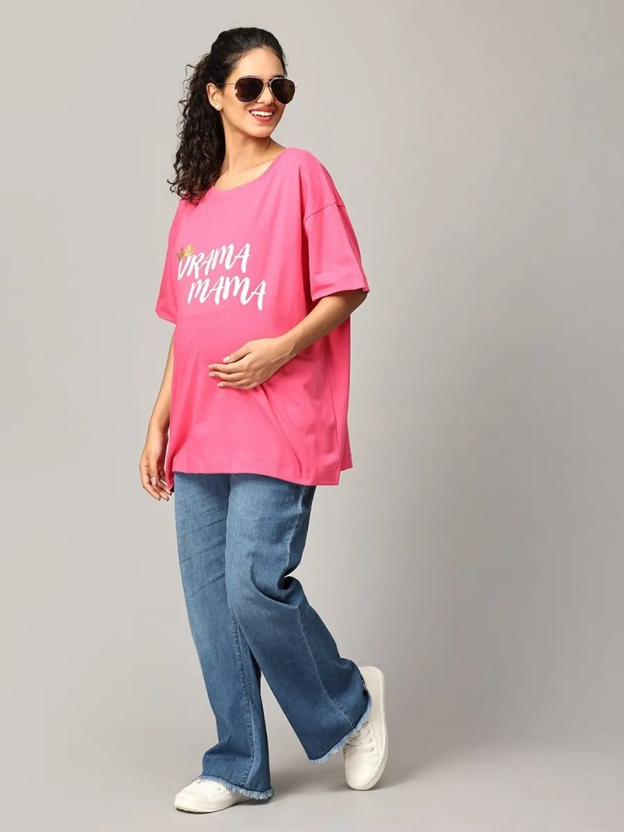 Drama Mama Oversized Mumma T shirt