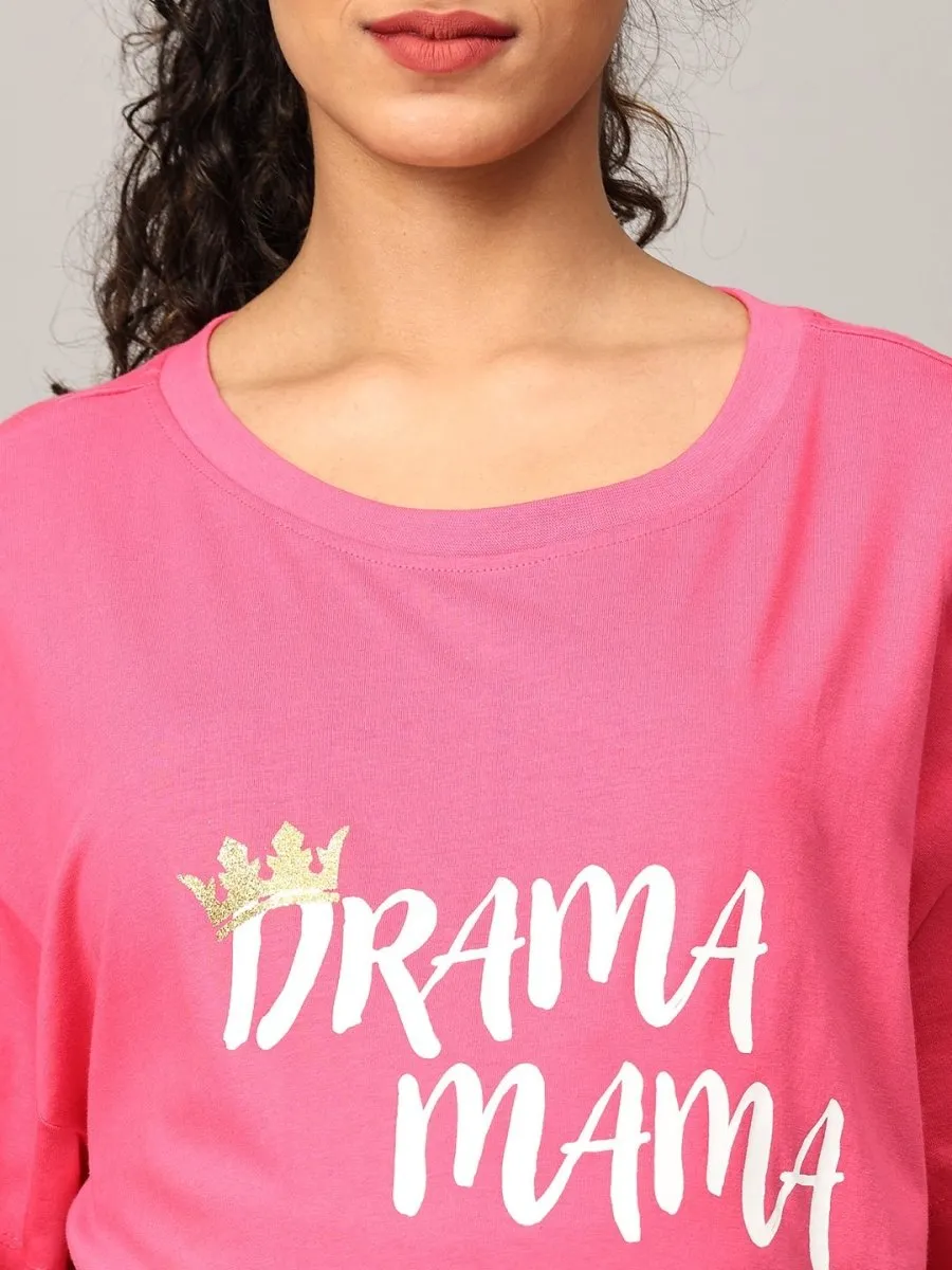 Drama Mama Oversized Mumma T shirt