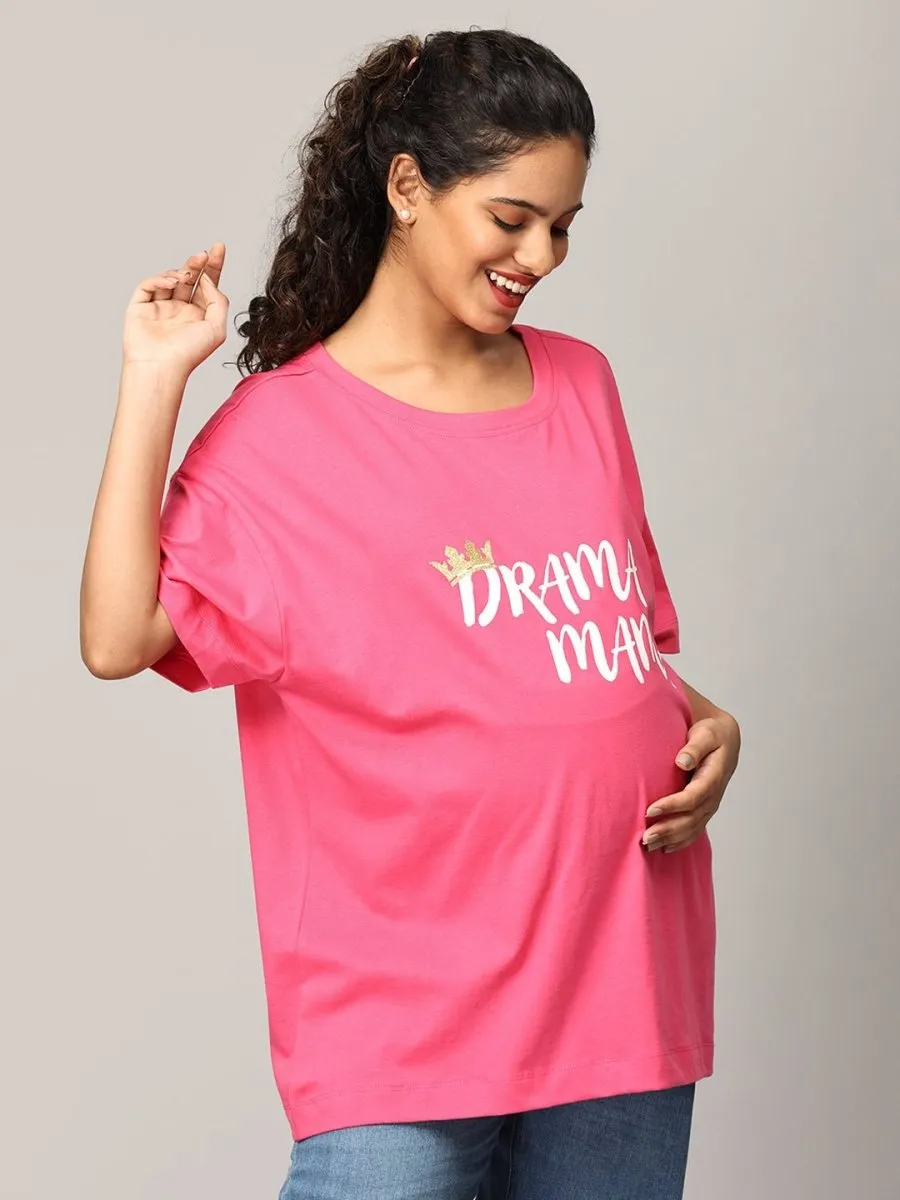 Drama Mama Oversized Mumma T shirt