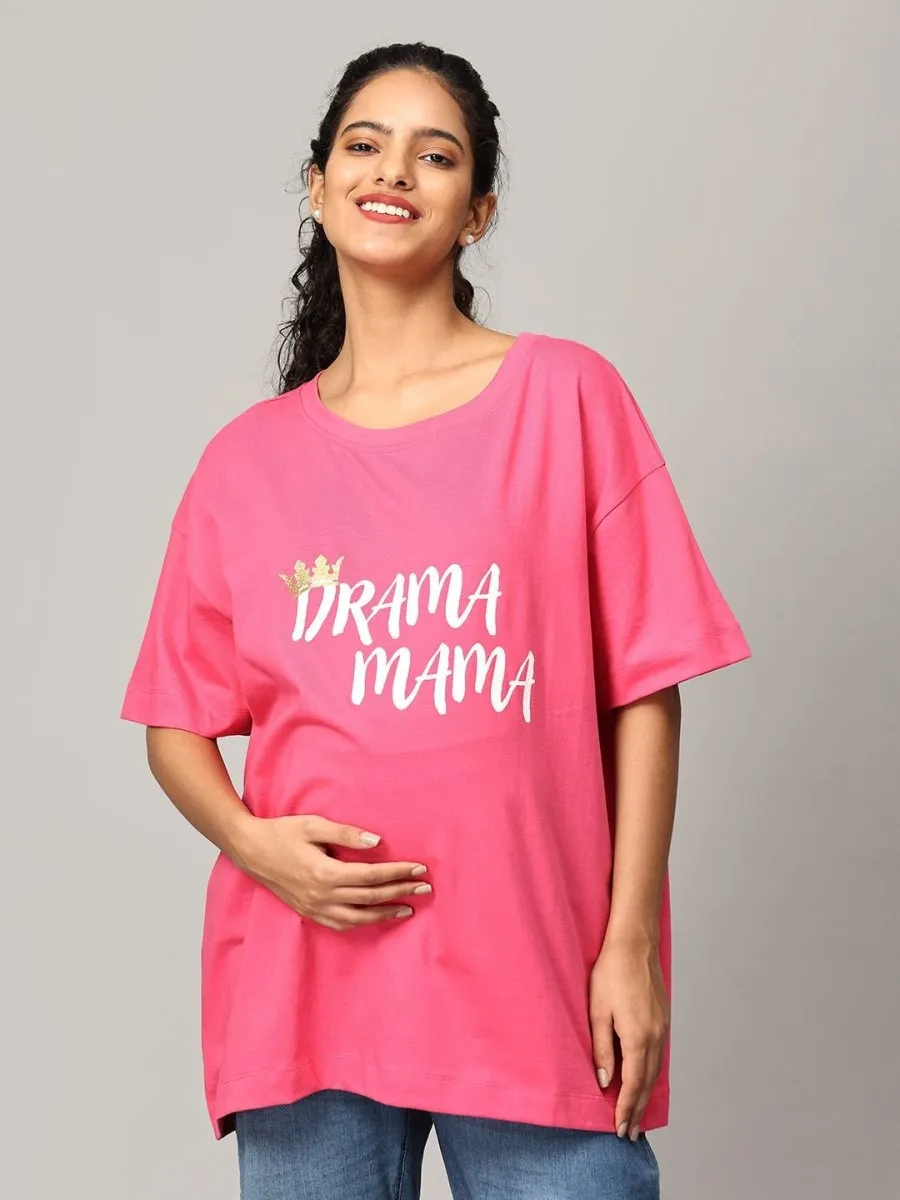 Drama Mama Oversized Mumma T shirt