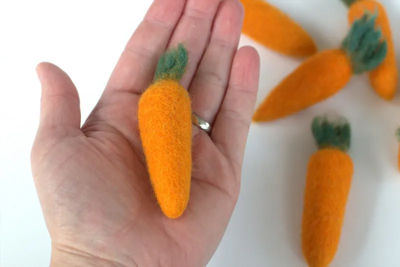 Easter Carrot Ornaments