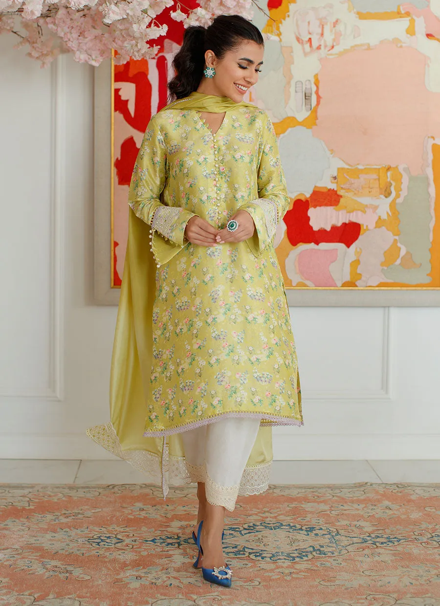 Eden Kiwi Shirt and Dupatta