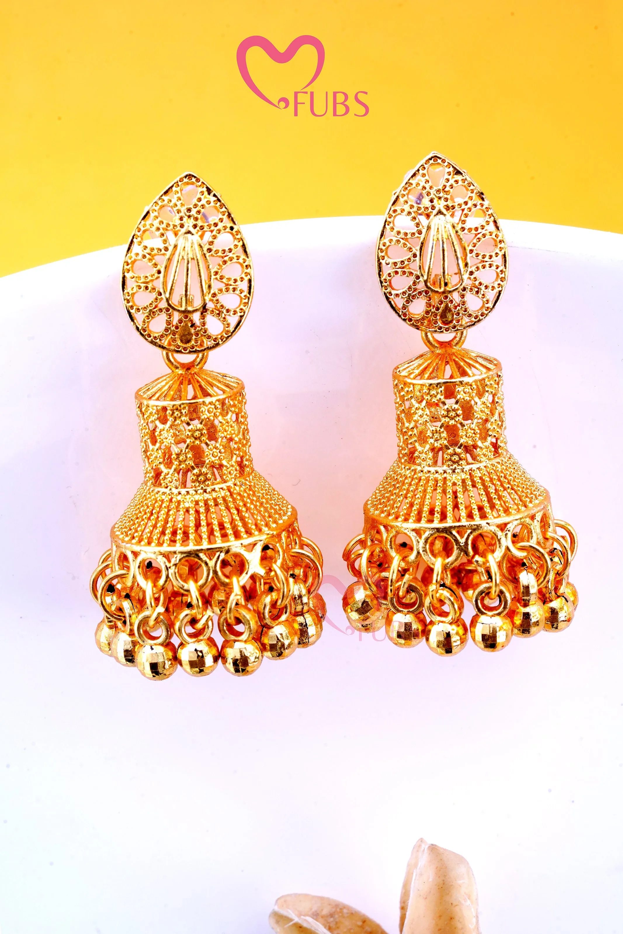 Elegant Treasure Drop Jhumkas