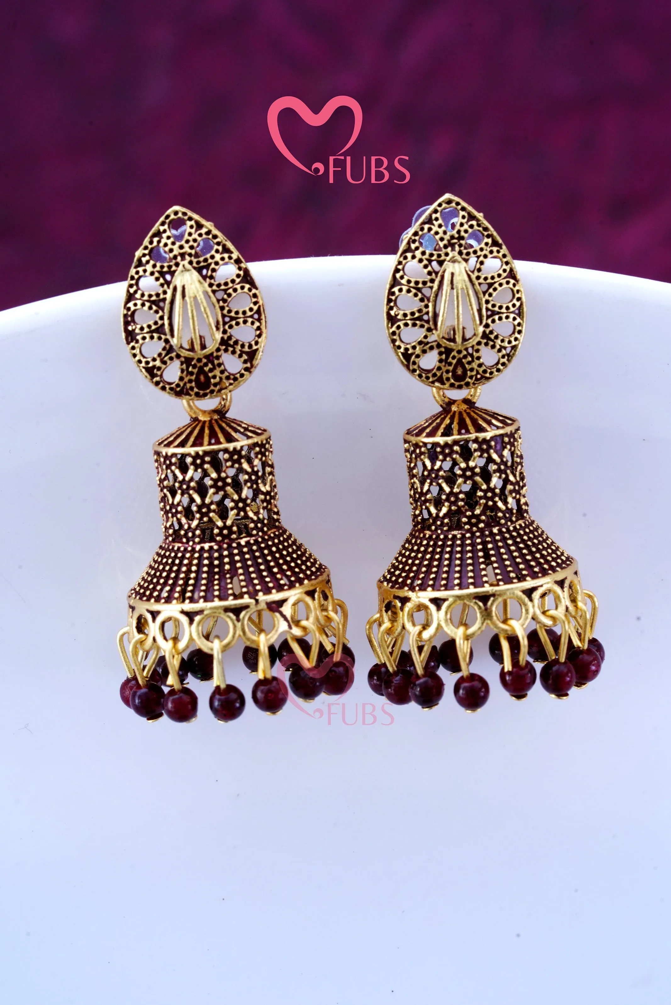 Elegant Treasure Drop Jhumkas