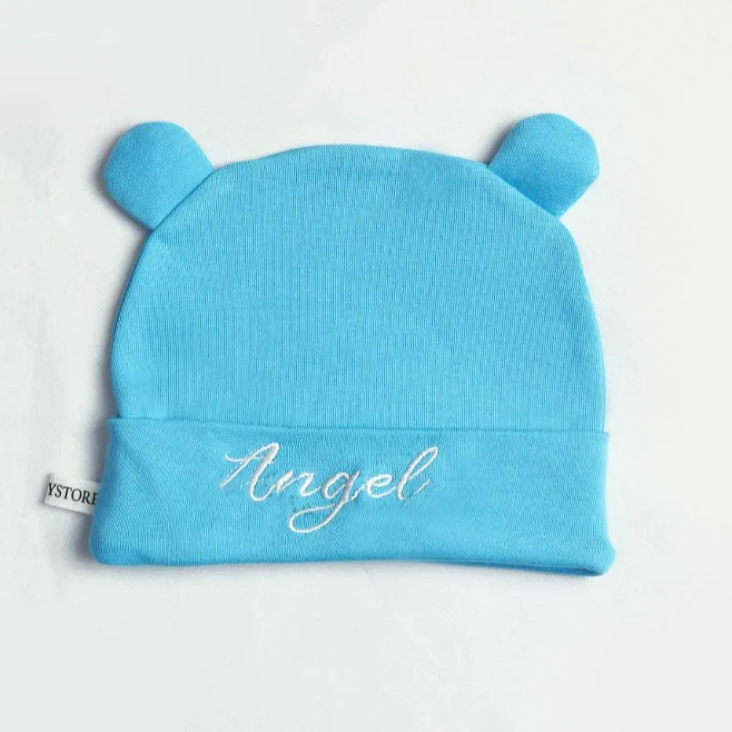 Embroidered Little Angel Baby Caps