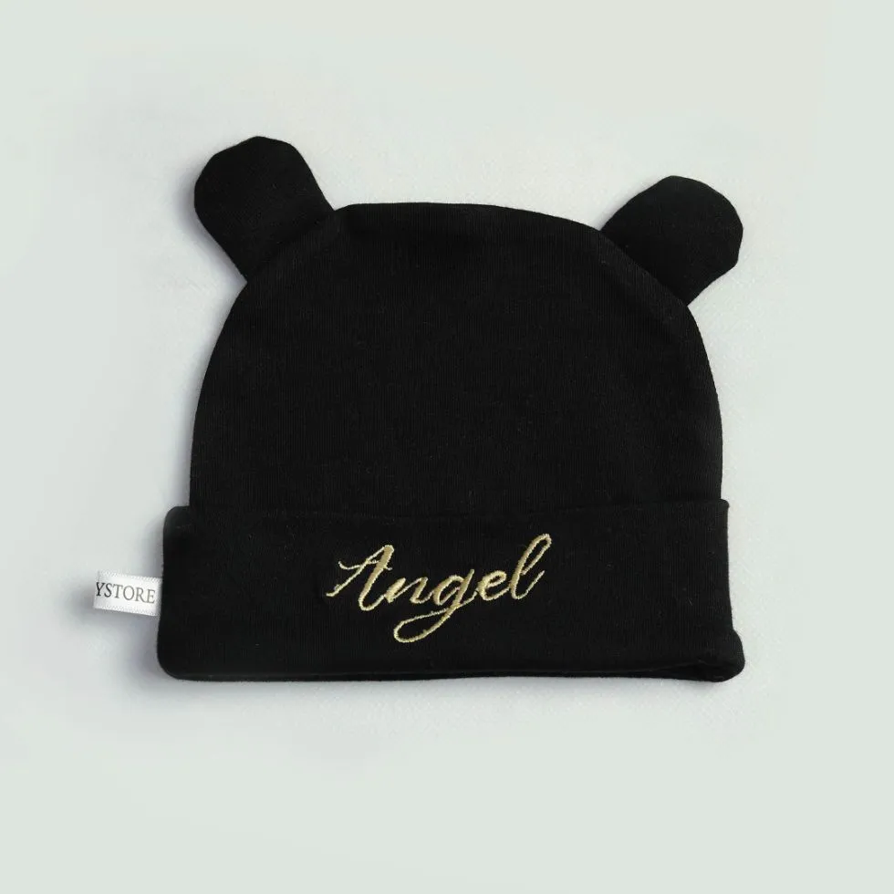 Embroidered Little Angel Baby Caps