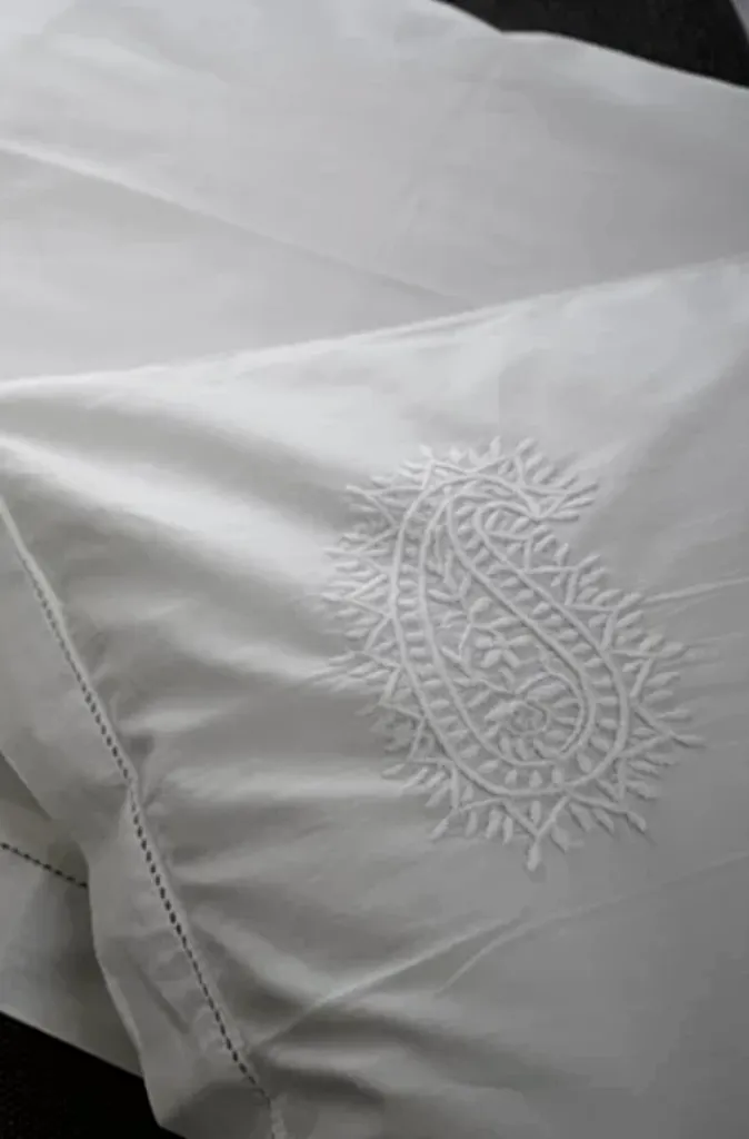 EMC Embroidered Square Pillowcases (Set of 2) - Various Designs