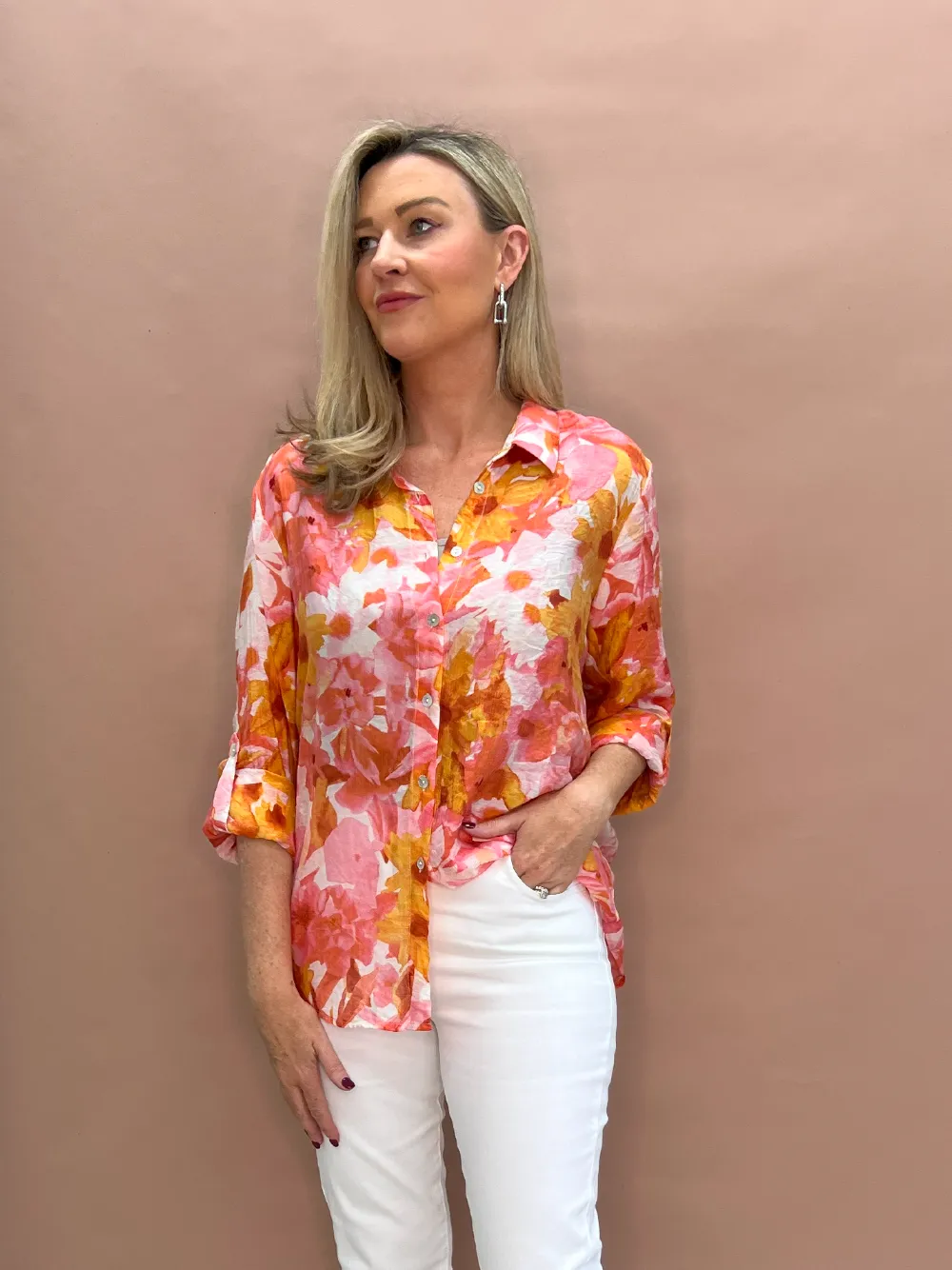 Flora Printed Shirt - Floral