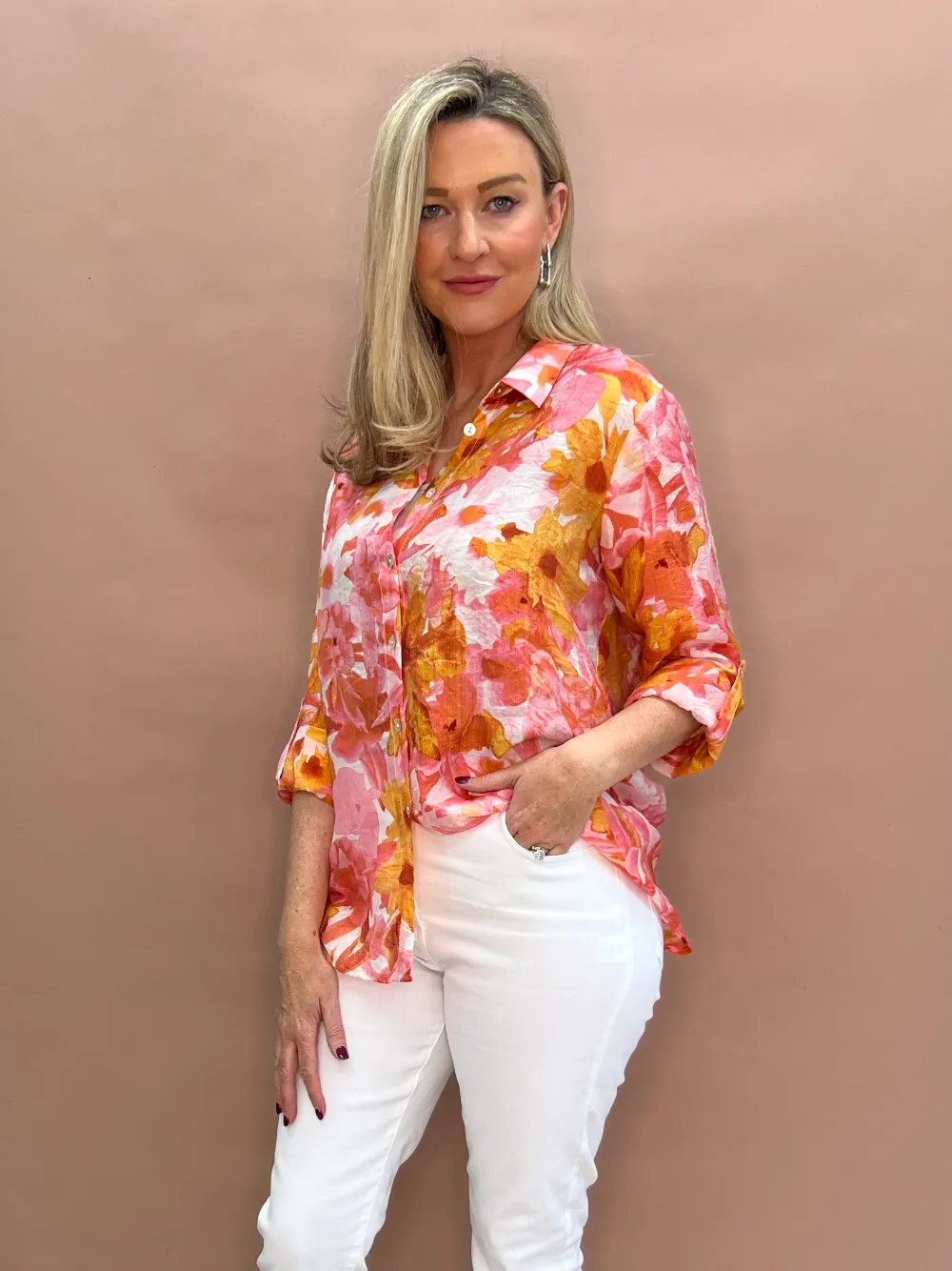 Flora Printed Shirt - Floral