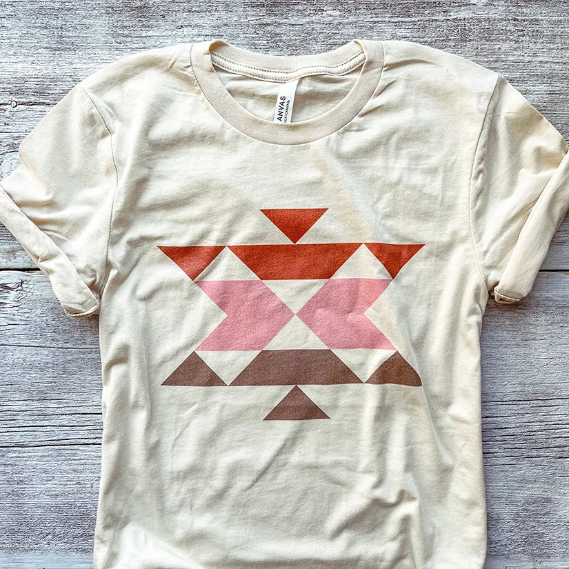 Geo Color Block Tee