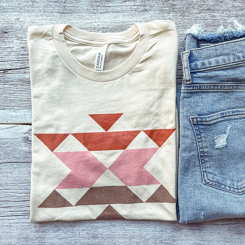 Geo Color Block Tee