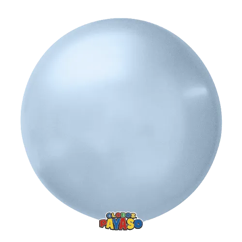 Globos Payaso 36in Balloon Pastel Light Blue 3ct