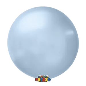 Globos Payaso 36in Balloon Pastel Light Blue 3ct