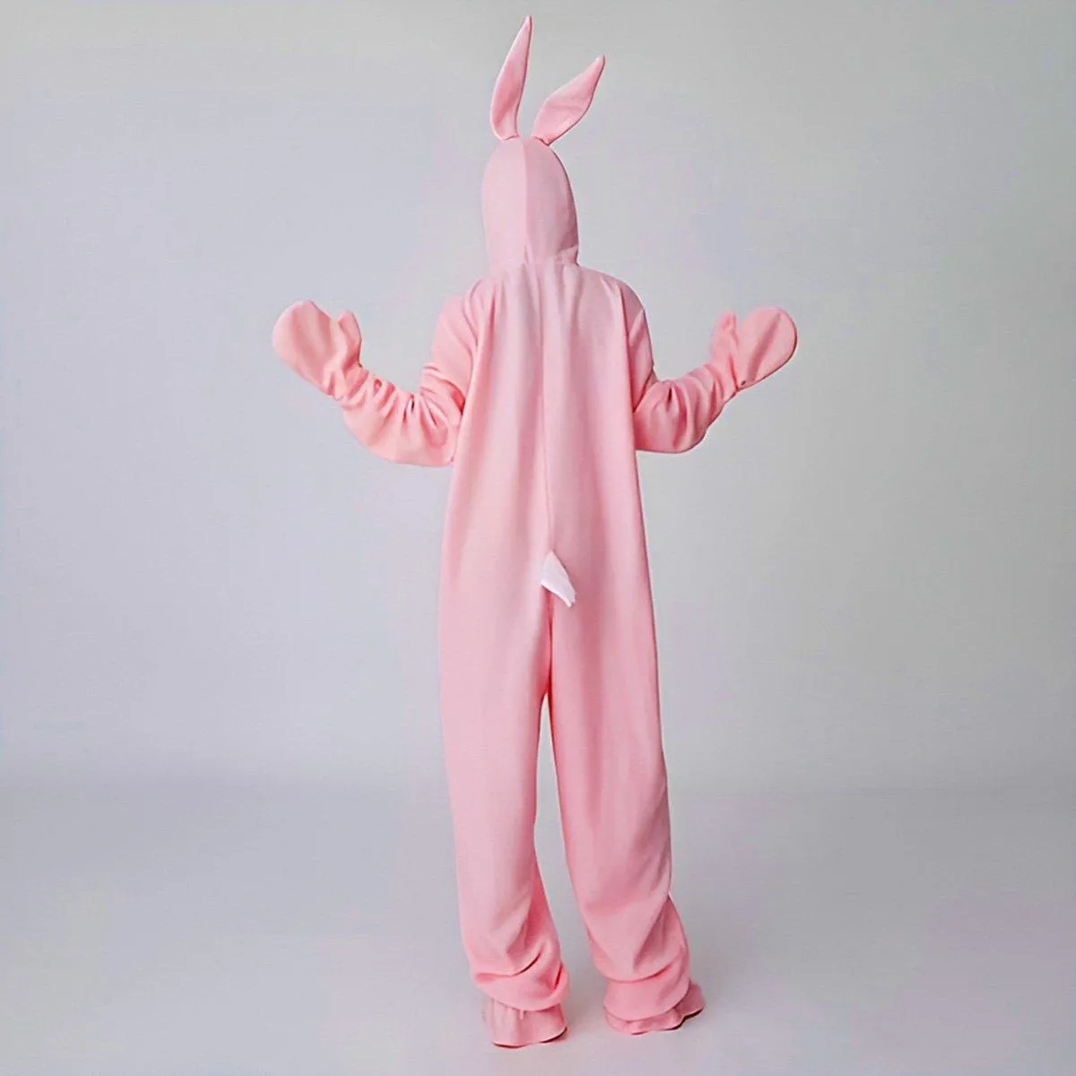 Halloween Rabbit Stage Costume Pink Rabbit Costume Adult Animal Costume Pajamas