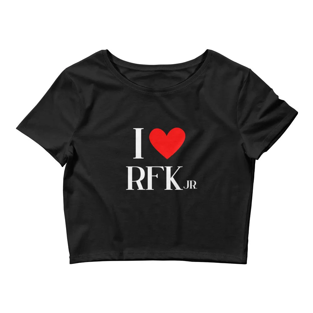 I Heart RFK Jr. Women’s Crop Tee