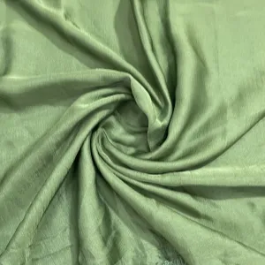 Jungle Green Solid Bemberg Silk Fabric