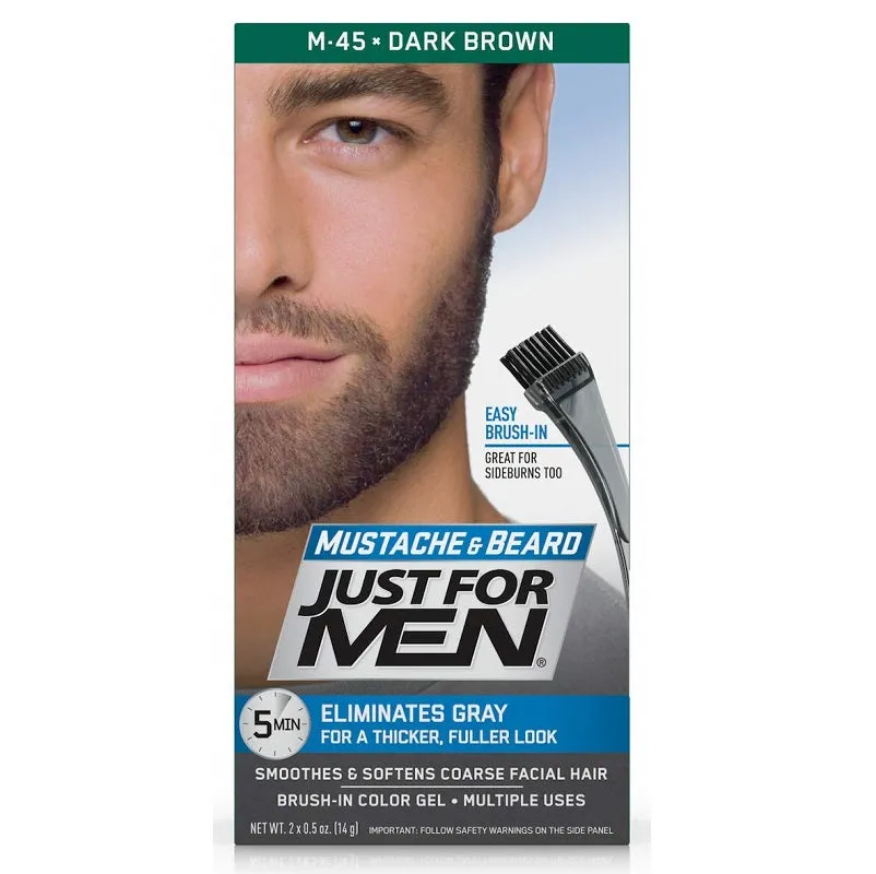 Just For Men Mustache & Beard Brush-In Color