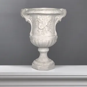 Large Garden Urn with Musical Instruments