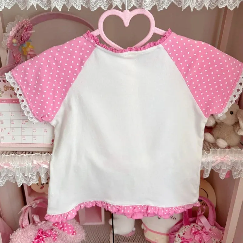 Little Kawaii Friends Crop Top