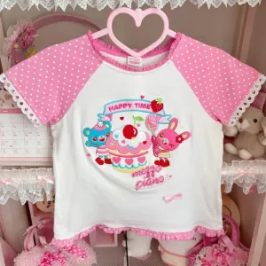 Little Kawaii Friends Crop Top