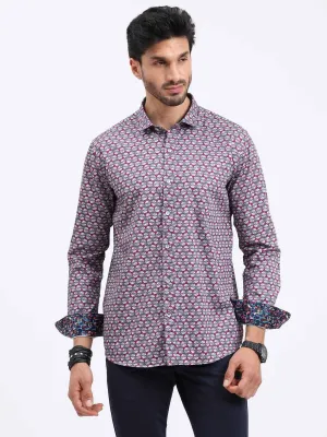 Little Triangles Printed Full Sleeve Shirt