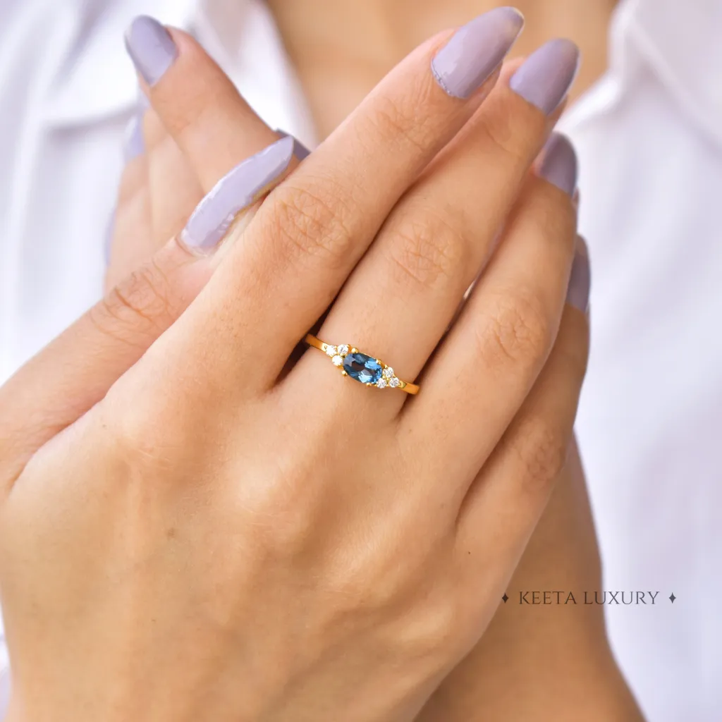 Little Wonder - Blue Topaz Ring