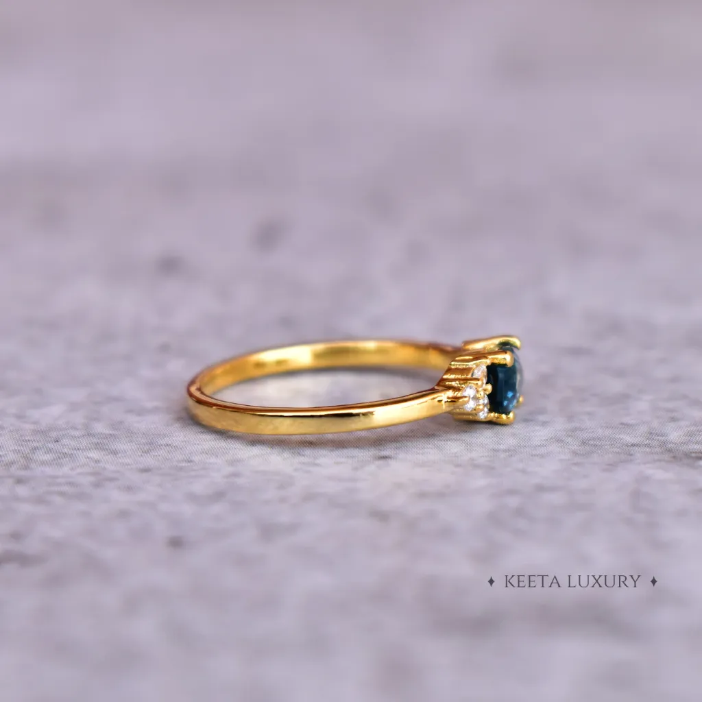 Little Wonder - Blue Topaz Ring