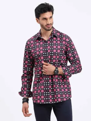 Love Checks Printed Full Sleeve Shirt