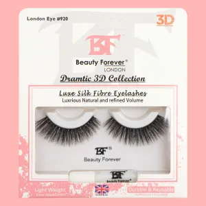 Luxe Silk Fibre 3D Eyelashes London Eye No. 920 (Luxurious Natural & Wispy)