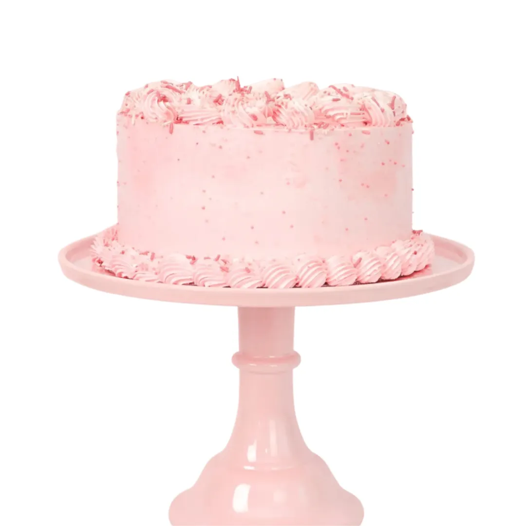 Melamine Bespoke Cake Stand Large- Peony Pink