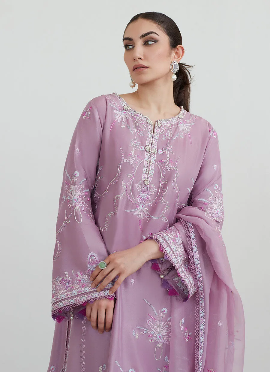 Mona Mauve Shirt and Dupatta